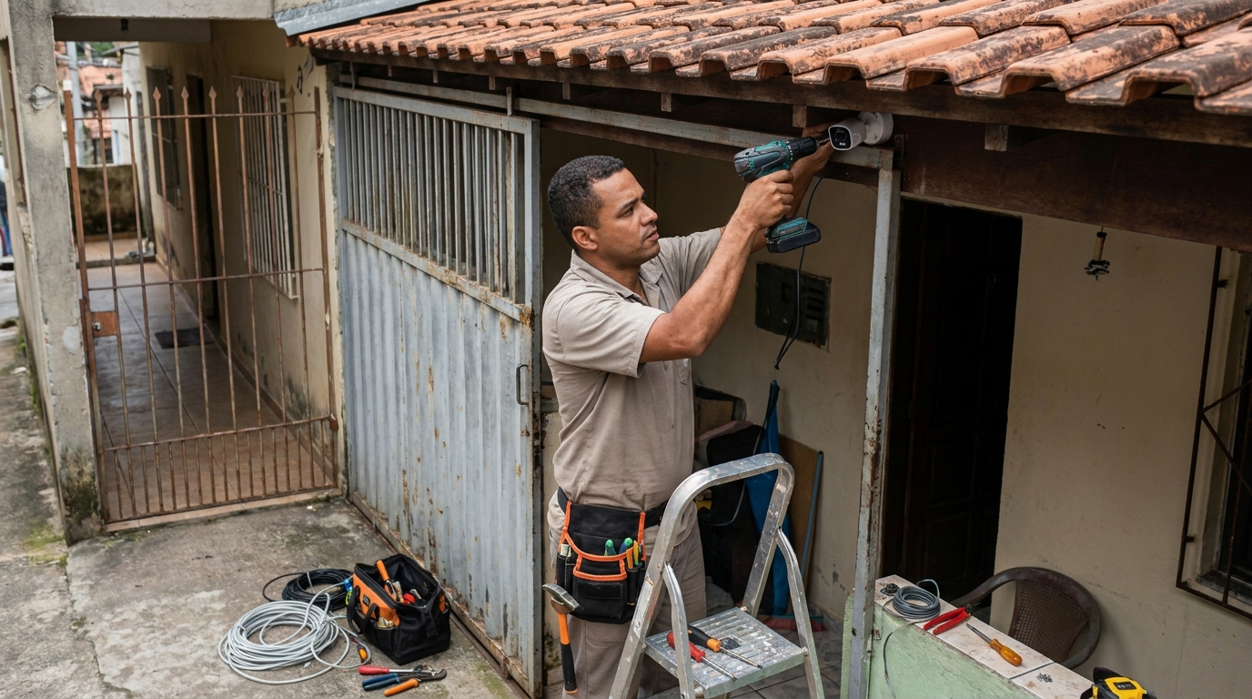 Instalacao de cameras de seguranca em Feira de Santana‑BA